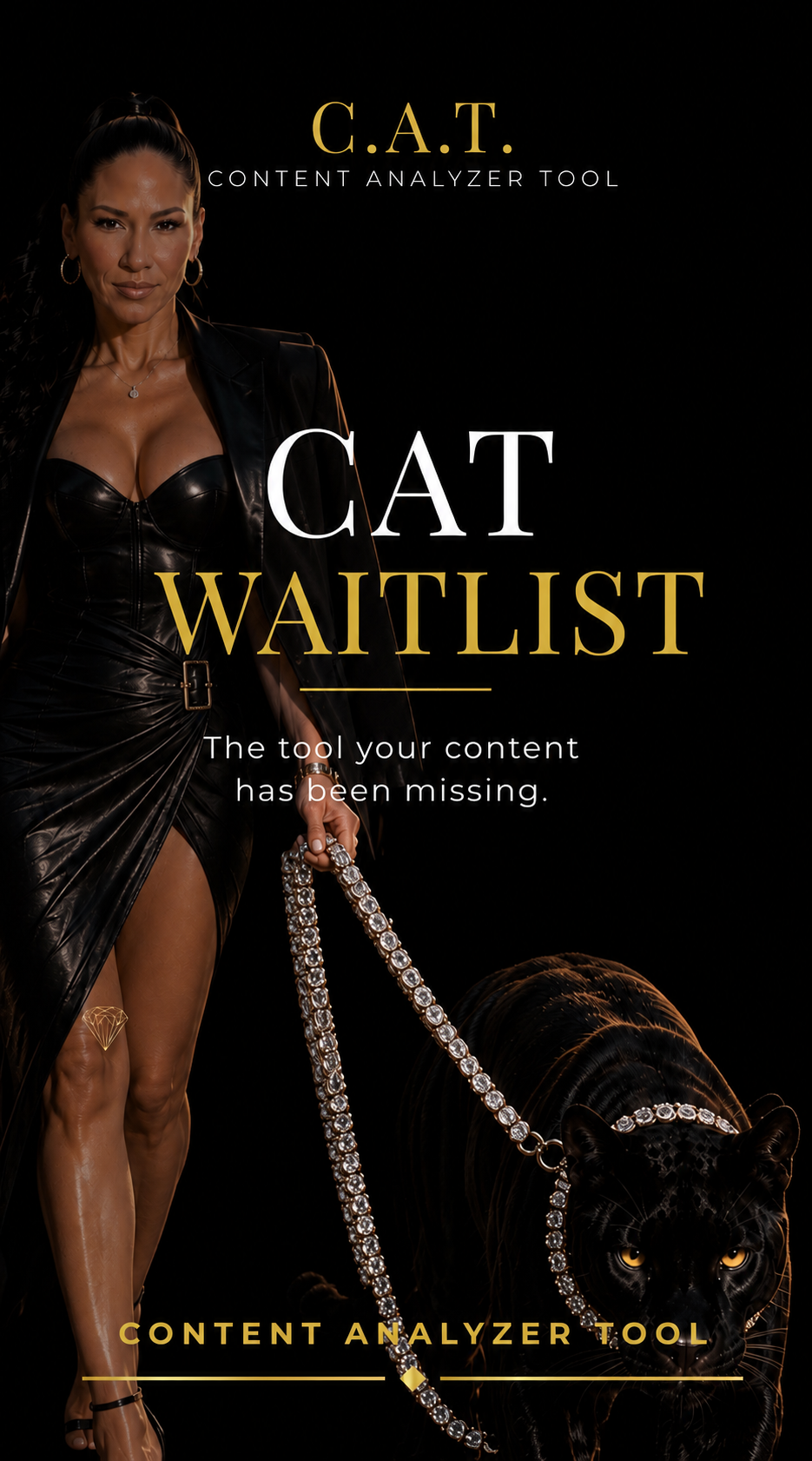 C.A.T. — Content Analyzer Tool waitlist featuring Miranda Perry